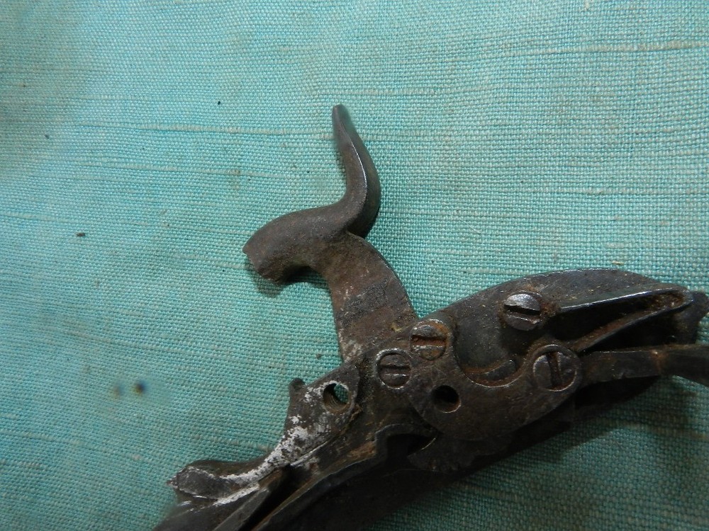 T. Ketland conversion percussion lock with engraved hammer