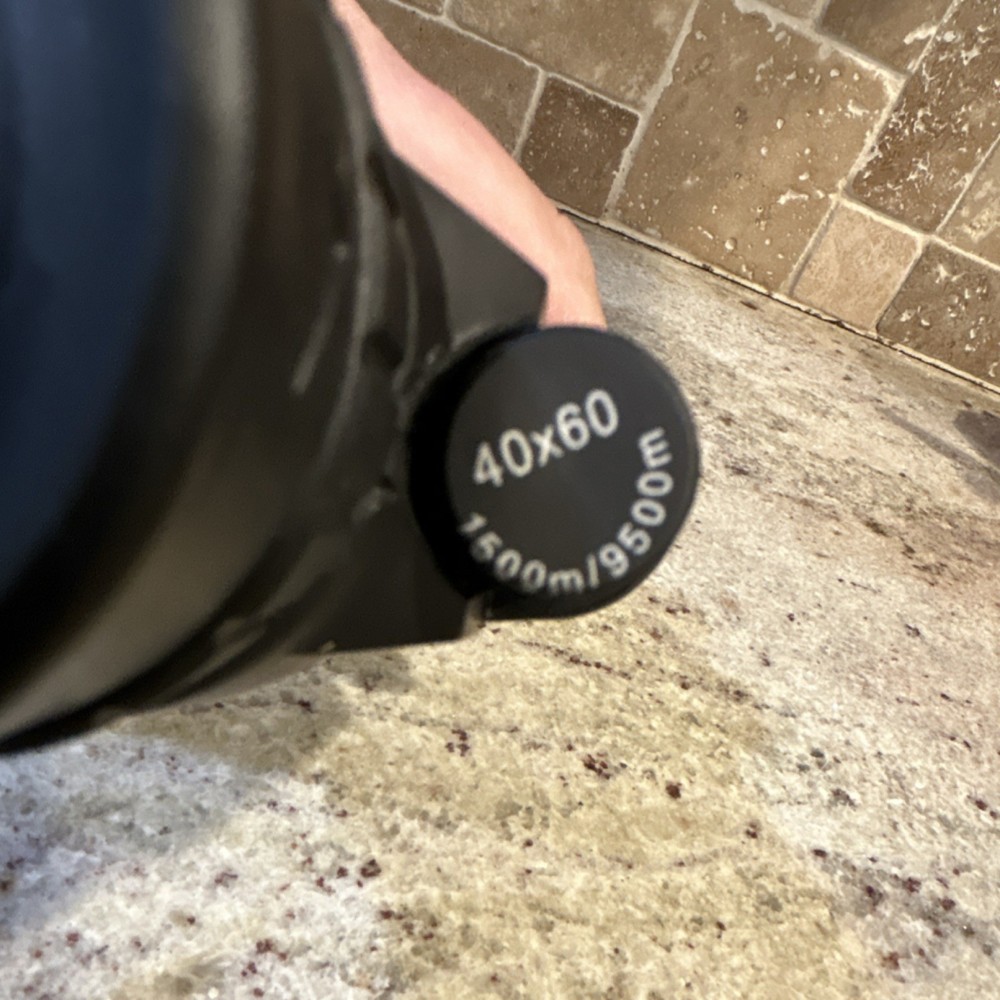 40x60 Compact Monocular 60mm Black with Case