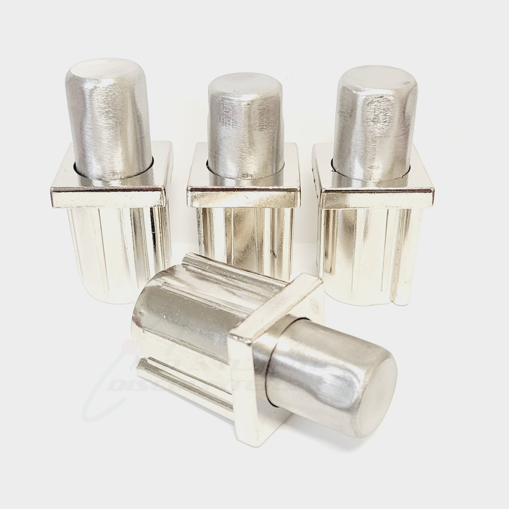 4 Component Hardware 1-1/2" Square Tubing Adjustable Hex Foot Insert A14-0651-C