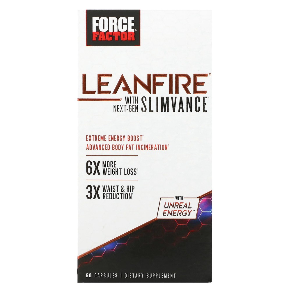 LeanFire® with Next-Gen Slimvance, 60 Capsules