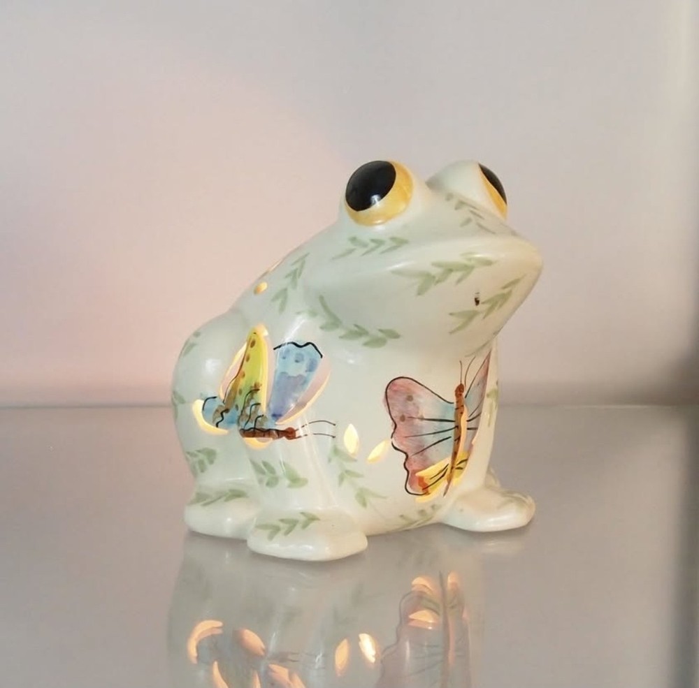 Ceramic Frog Latern