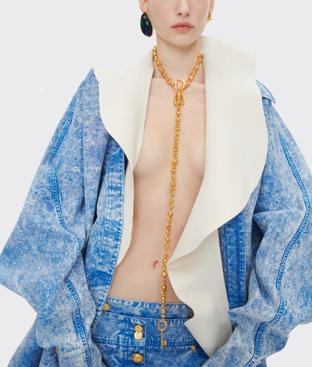 Schiaparelli Indpired Keyhole Key Necklace