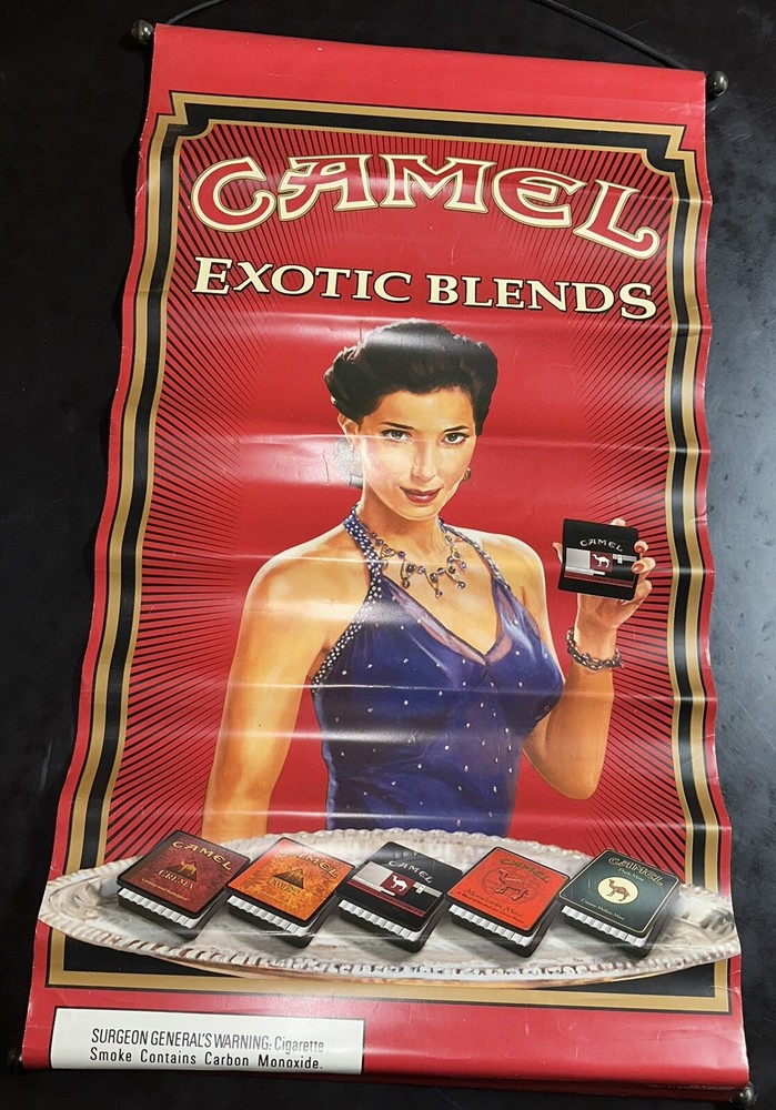 Camel Cigarettes Ad - Exotic Blends Poster Advertisement 18x34