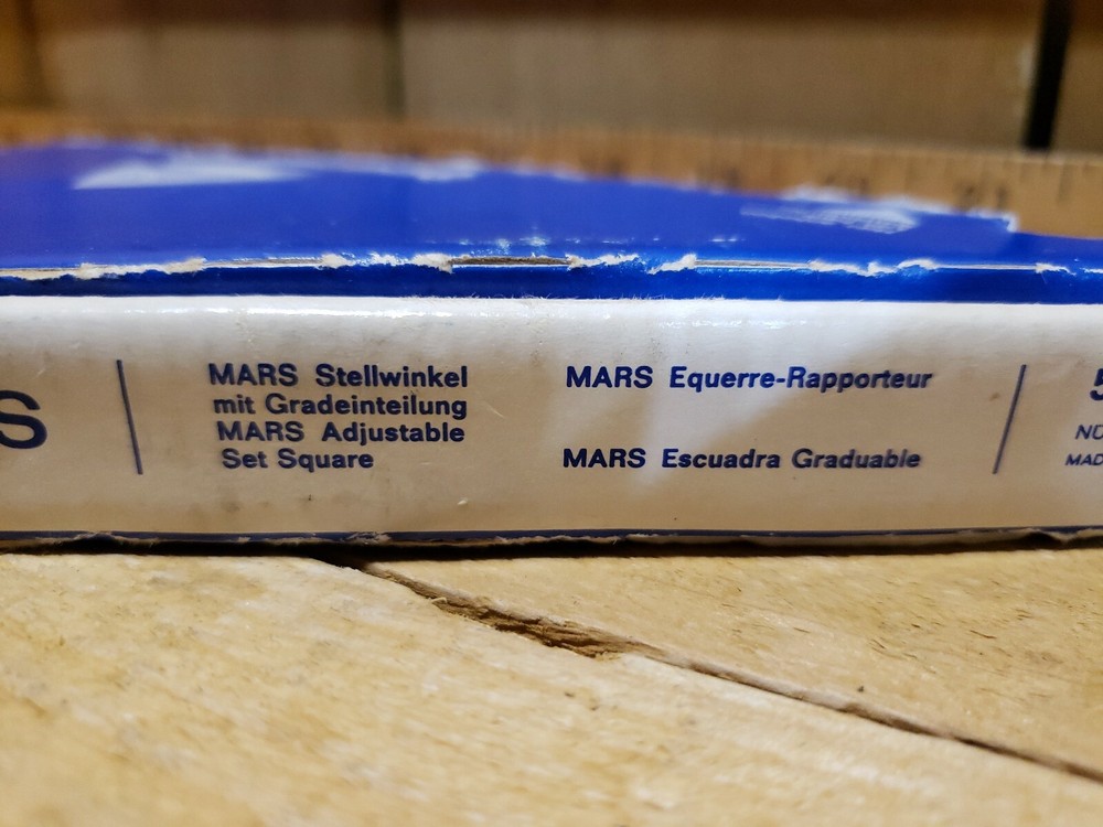 Vintage Staedtler Mars Adjustable Set Square Engineering 564 50-8A1