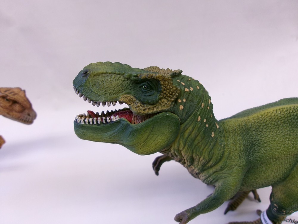2 SCHLEICH DINOSAUR FIGURES....T-REX & ALLOSAURUS