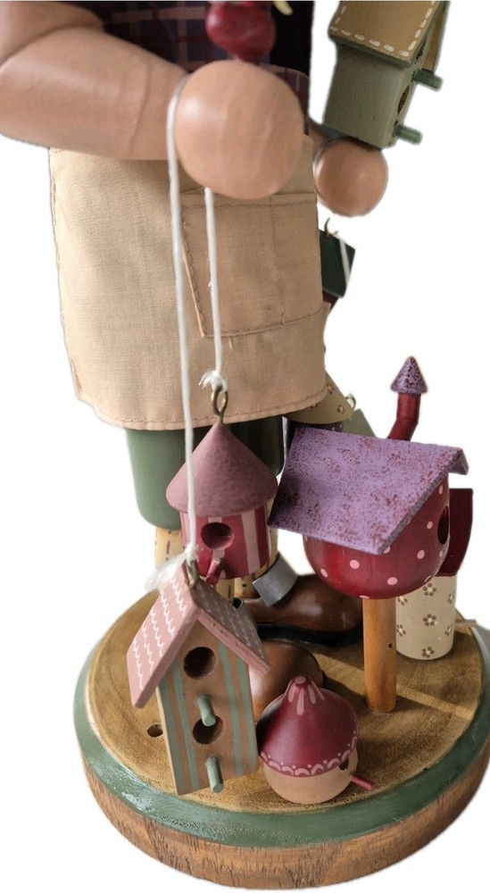 Vintage Birdhouse Maker 12 Inch Nutcracker Read