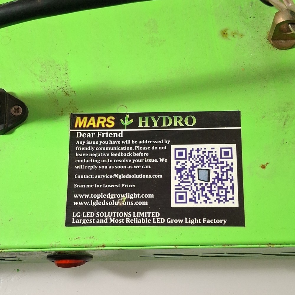 Mars Hydro 600W LED Grow Light 192 LEDs Growth Bloom Switch Red Blue White
