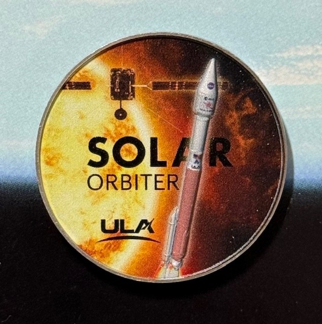 SOLAR ORBITER ATLAS ULA CHALLENGE COIN