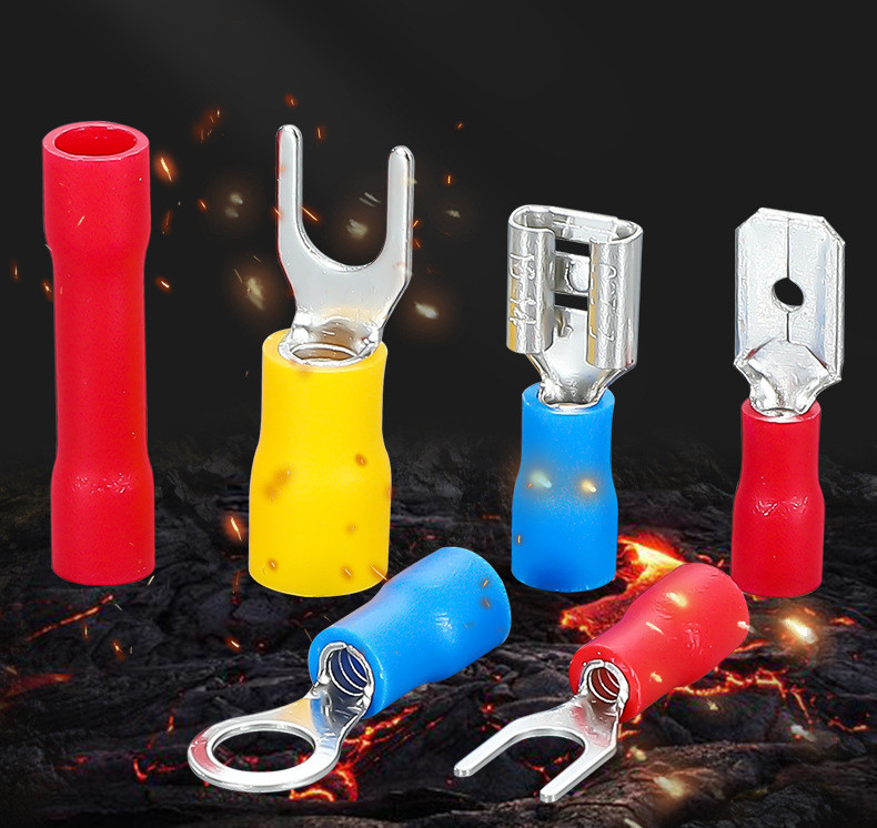 480pcs Electrical Wire Connector Assorted Insulated Crimp Terminal Spade Set Kit