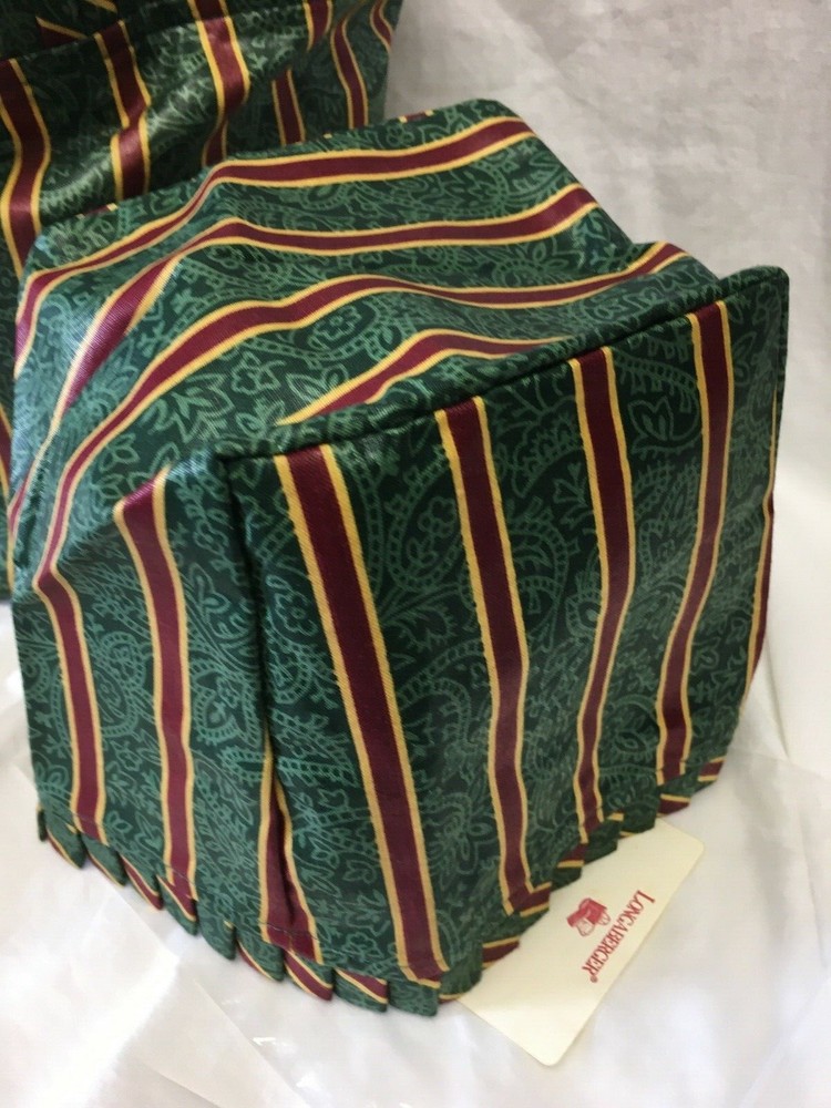LONGABERGER LINERS - SET OF THREE - NEW - IMPERIAL STRIPE PATTERN