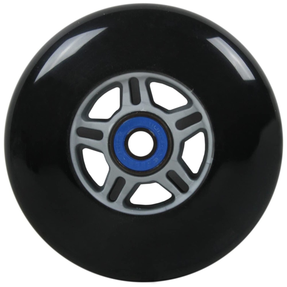 2 BLACK REPLACEMENT Wheels ABEC7 Bearings SCOOTER 100mm