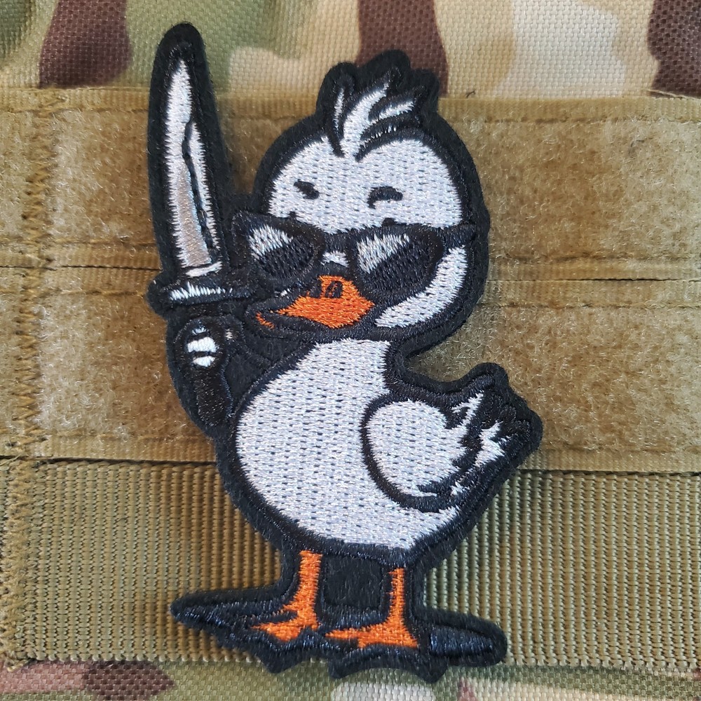 WEOPON DUCK Sarcastic Tactical Morale Patch Hook and Loop