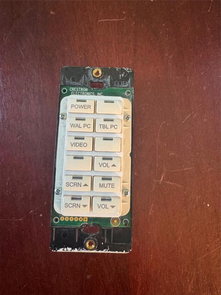 Crestron C2N-DBF12W (White) 12-Button Keypad