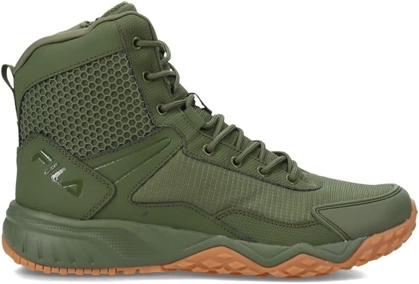 FILA MENS ZIP BOOTS CHASTIZER GREEN