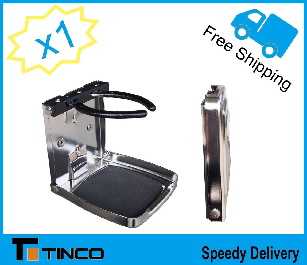 Stainless Steel Drinks Holder Camper Marine