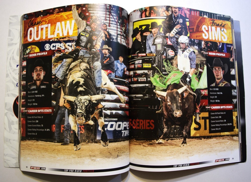 8 Seconds 2013-15 Souvenir Rodeo Program Book SIGNED by 10 Riders