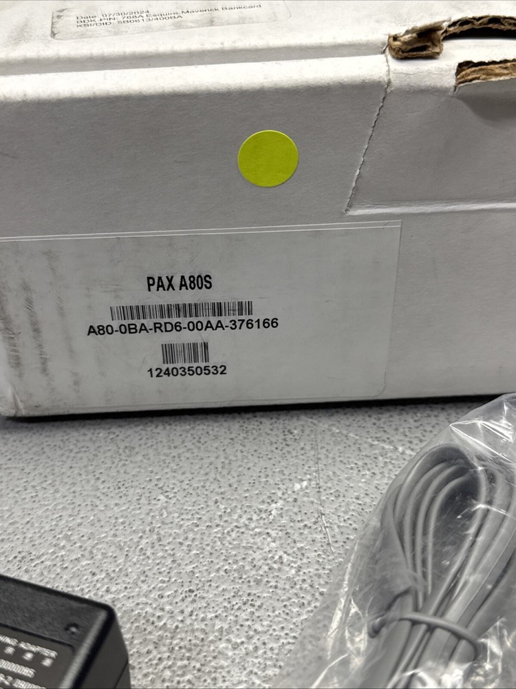 PAX A80S Terminal for Card Payment