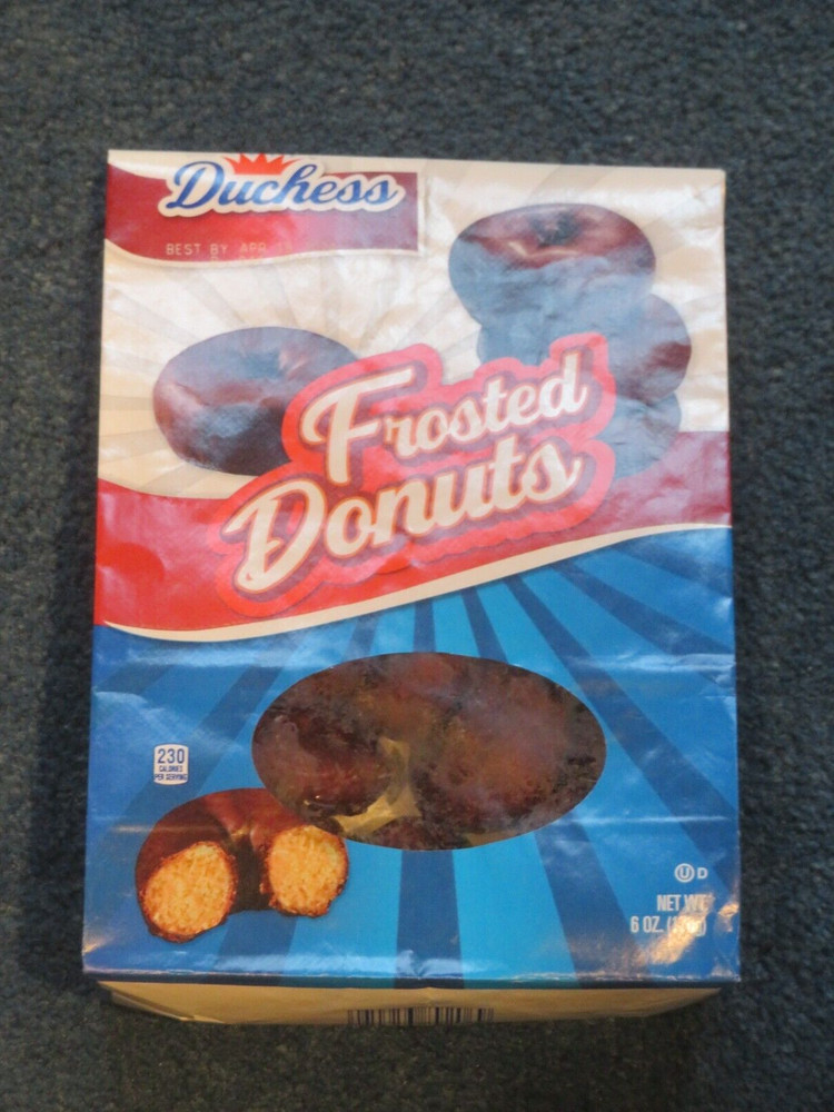 (5) Packs Duchess Chocolate Frosted Mini Donuts 6 Oz Per Pack