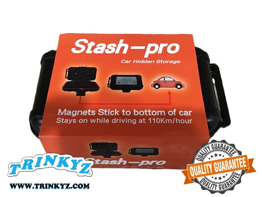 Magnetic Hidden Stash Box Under Car Secret Compartment Security Safe Container