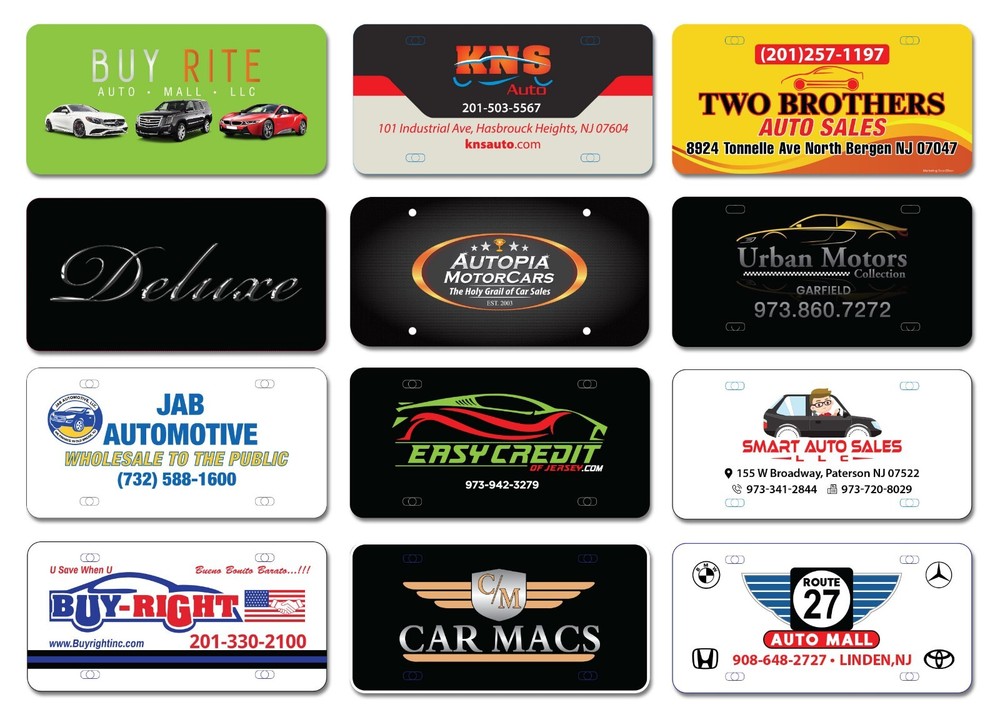 Personalized Aluminum Custom License Plate Customize with Text and or Picture