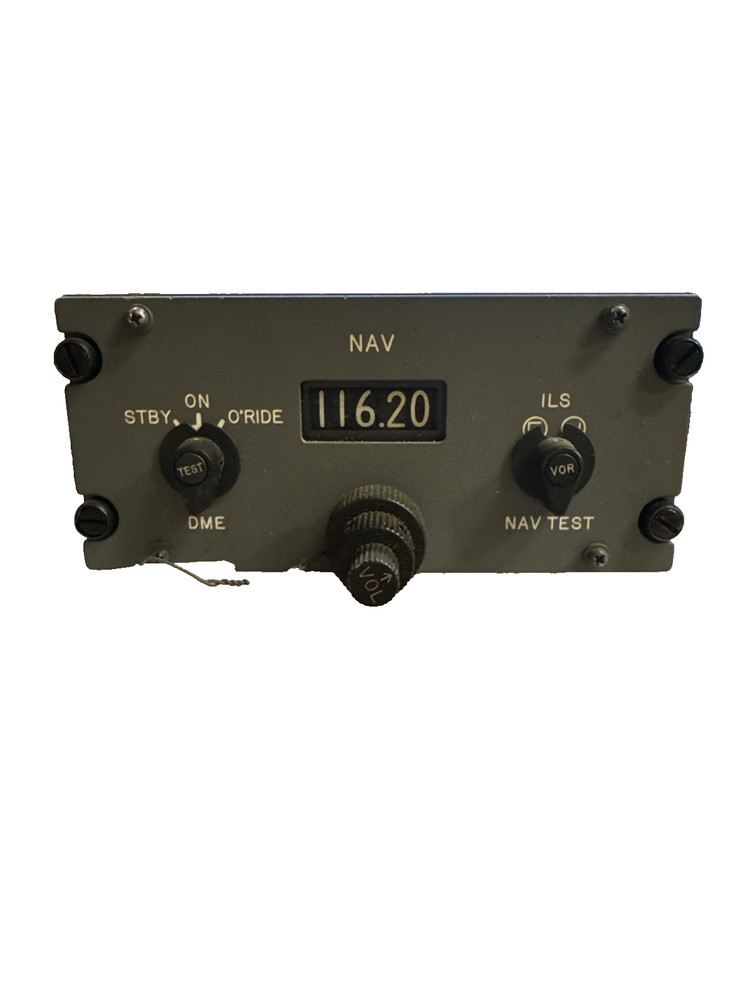 Vintage Cockpit VHF NAV Instrument Control Panel G-4229A  nice!     bin12