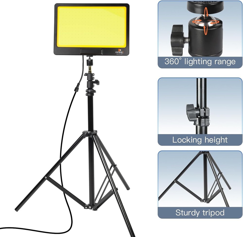 Telescoping LED Camping Light Tripod