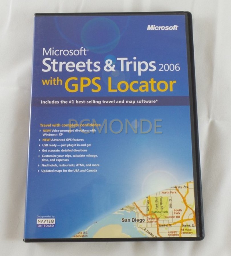 Boxed Microsoft Streets & Trips 2006 - USA (B17-00284)