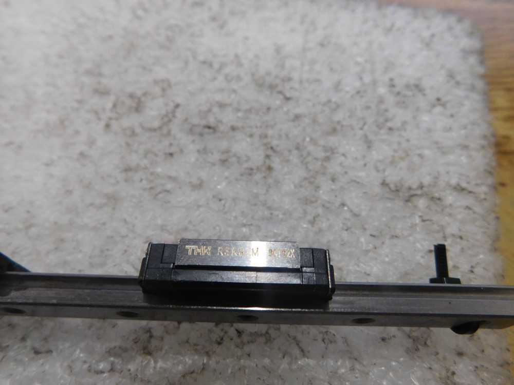 THK Model: RSR9ZM (2) Linear Block on 6" UN0K43 Linear Rail.