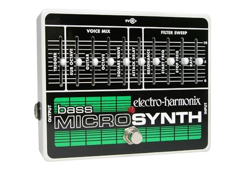 Electro-Harmonix Bass Micro Synthesizer Analog Microsynth Pedal (Used)