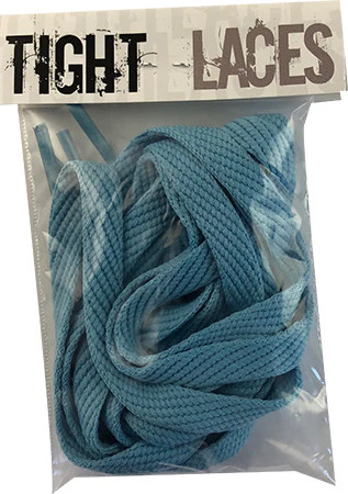 TIGHT LACES FLAT 45" SKY BLUE