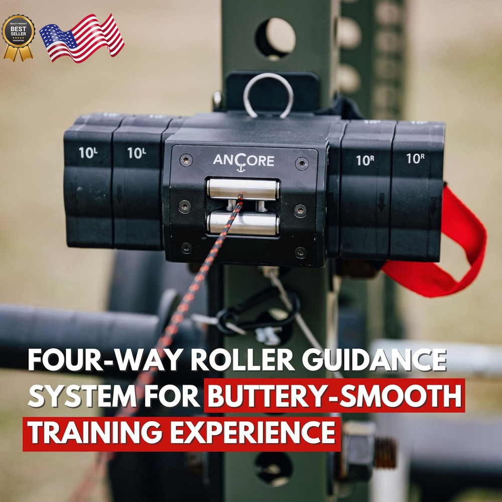 Pro: Home Gym Cable Machine Portable Workout System for Strength Training Comes