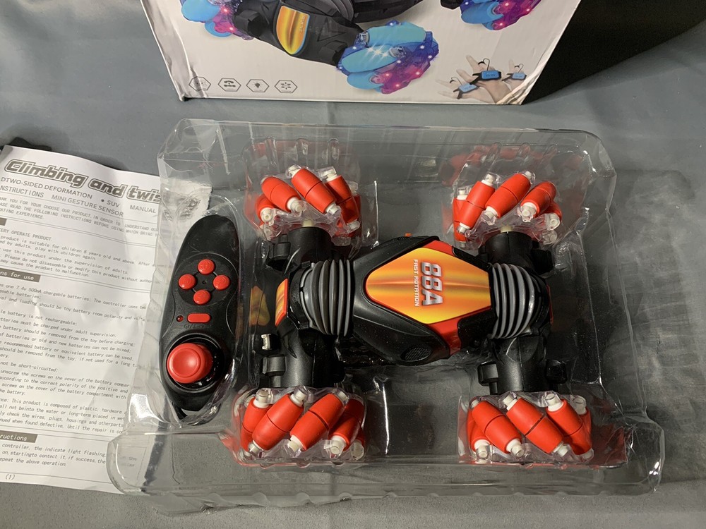 2 Mobile Gesture Sensing Mini Stunt Cars