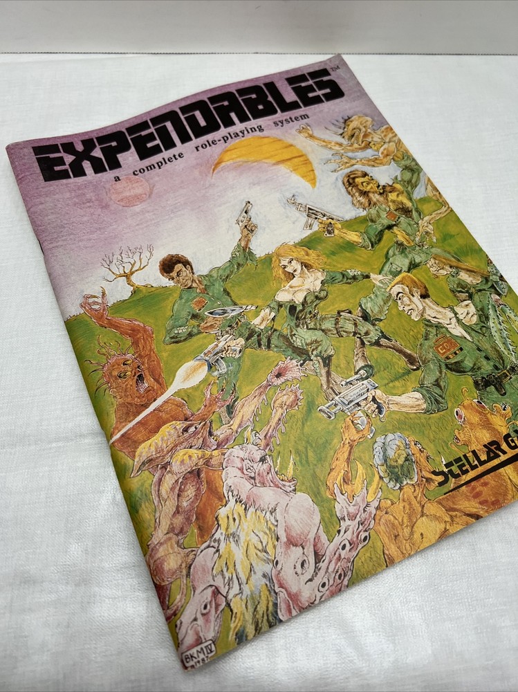 EXPENDABLES A Complete Role-playing System Stellar Games 1987