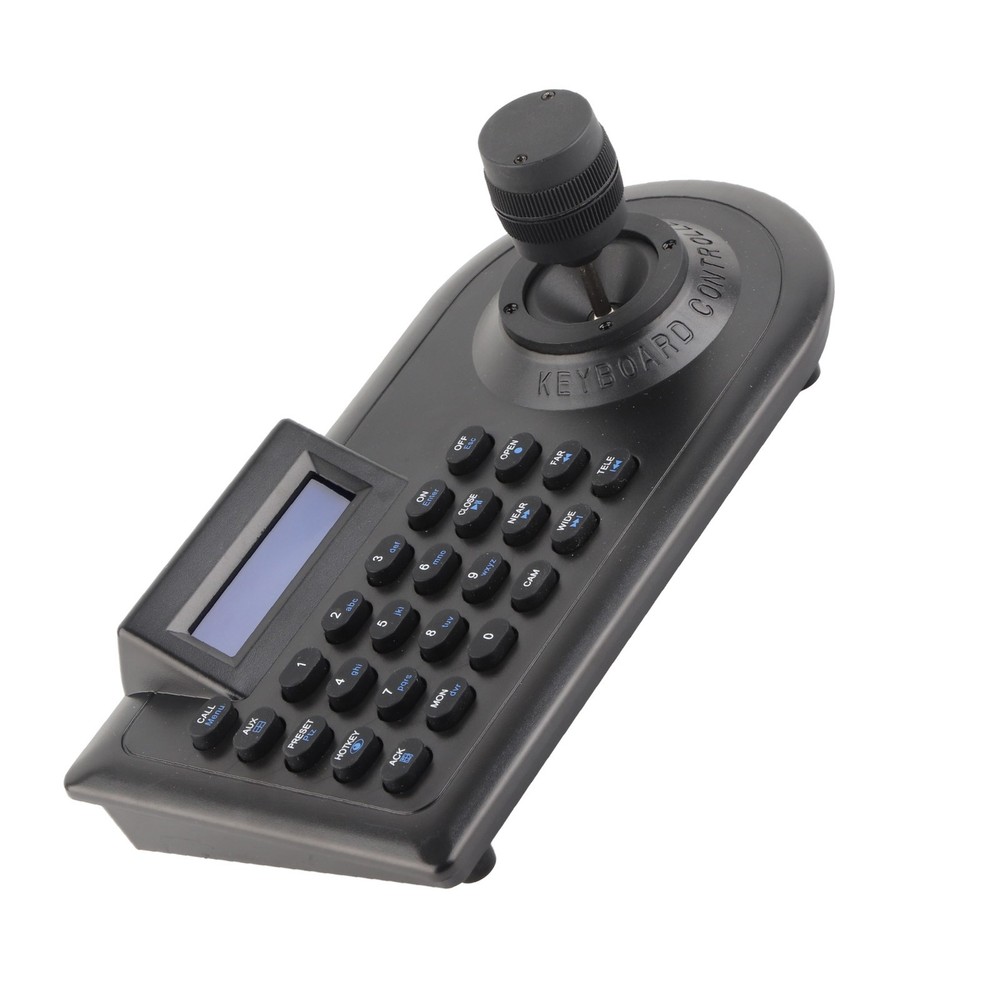 US Plug 3D PTZ Camera Controller Strong Compatibility LCD Display With