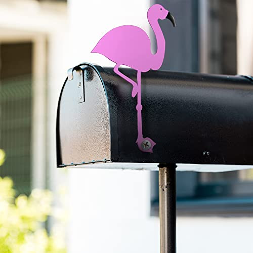 2 Pieces Mailbox Flags Flamingo Coconut Tree Mailbox Replacement Flags for