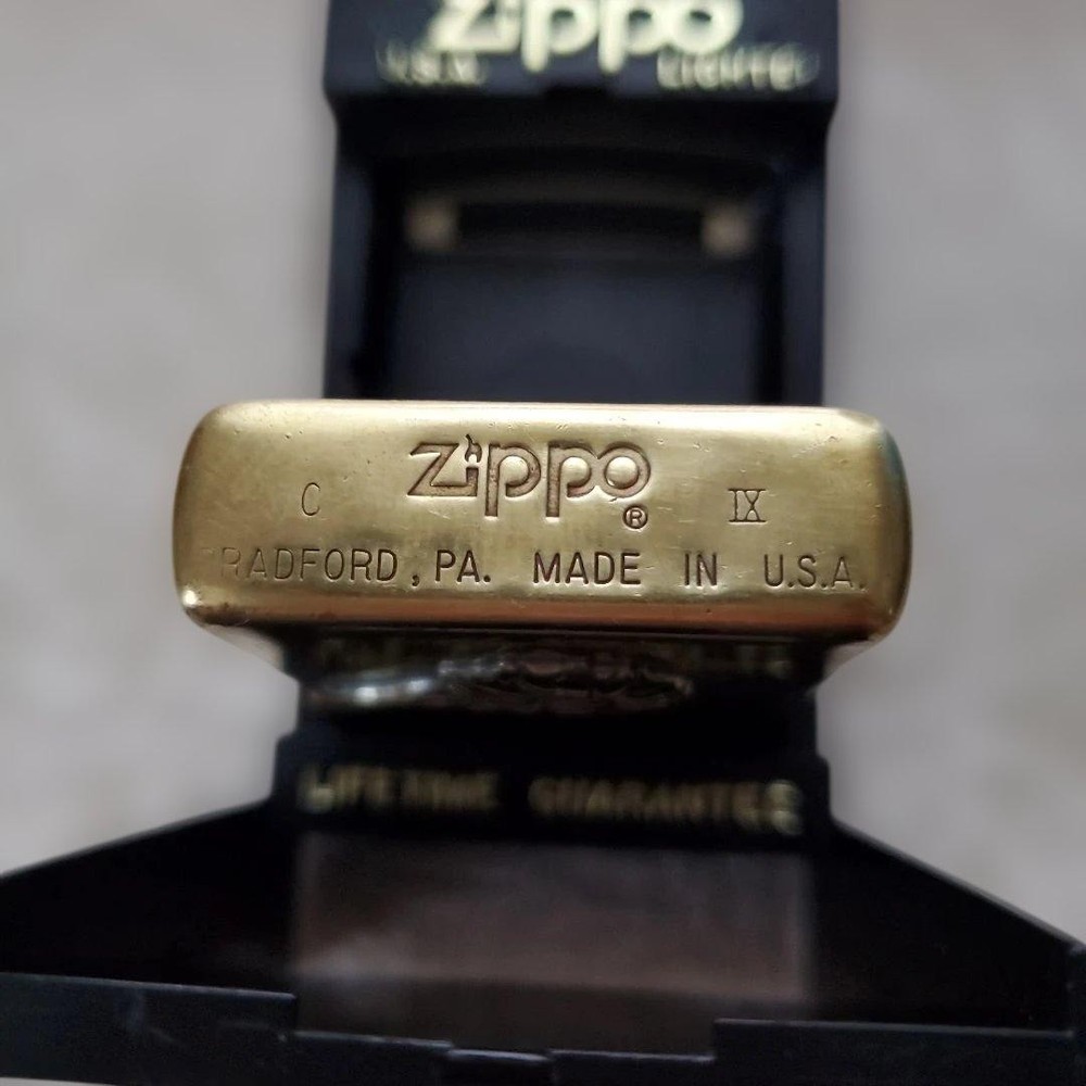 1993 Ammonite Metal Zippo Lighter