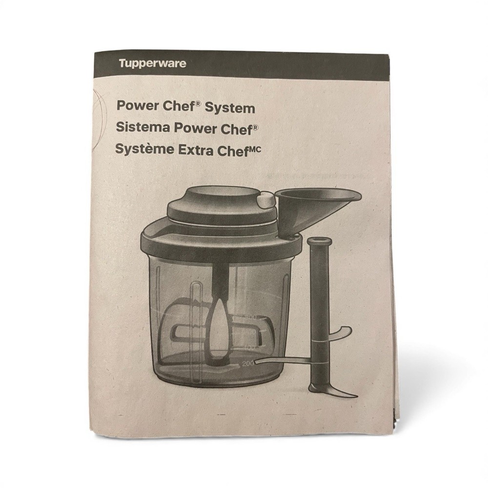 Tupperware Power Chef System Red Replacement *DOES NOT INCLUDE Pull Cord Cover*