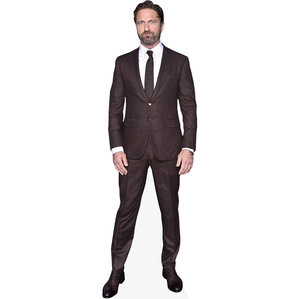 Gerard Butler (Brown Suit) Mini Size Cutout