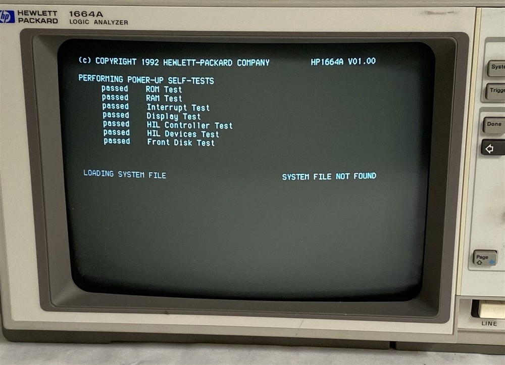 HP Agilent Keysight 1664A 34-Channel Benchtop Logic Analyzer