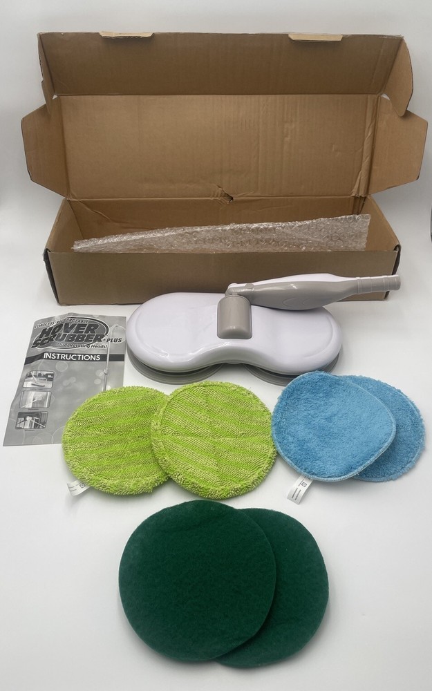 Hover Scrubber + plus Cordless Rechargable Dual Rotating Heads - *No Handle*