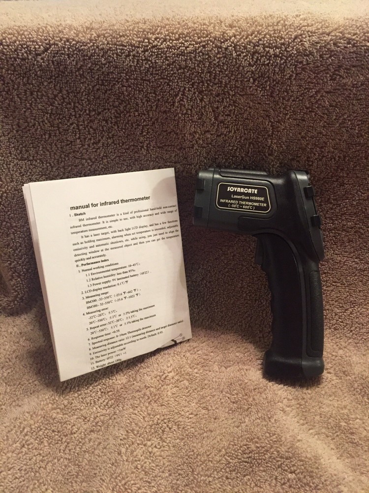 Digital IR Infrared Laser Thermometer 0.5 Second