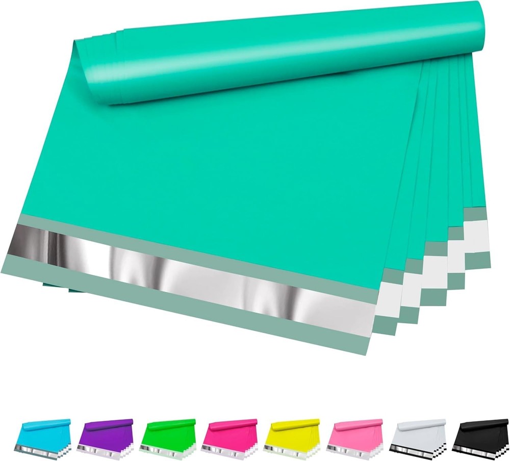 Poly Mailers 10x13 inch 200 Pcs Plastic Mailing Envelopes with 2.4mil Thickne...