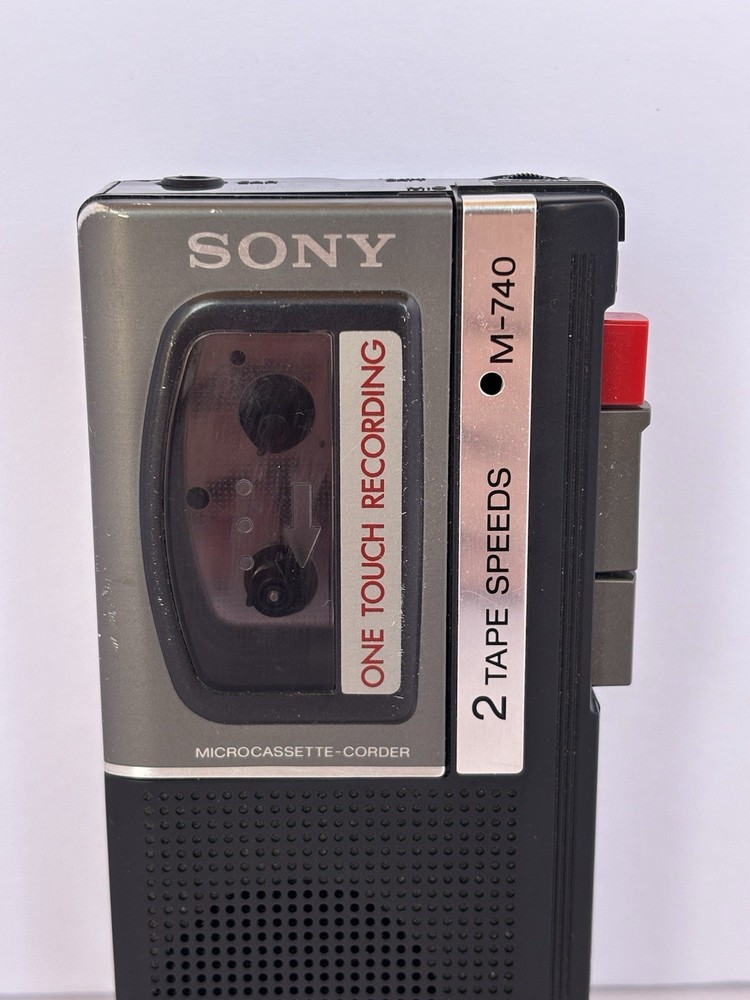 Sony M-740 Handheld Micro Cassette Voice Recorder