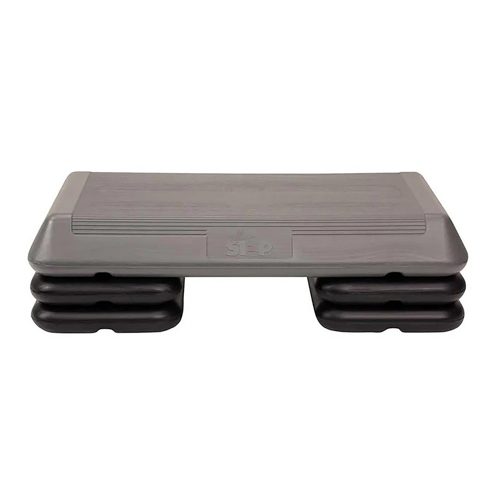 Exercise Step Platform, Circuit Size Stepper for Exercise at Home with 4 Stac...