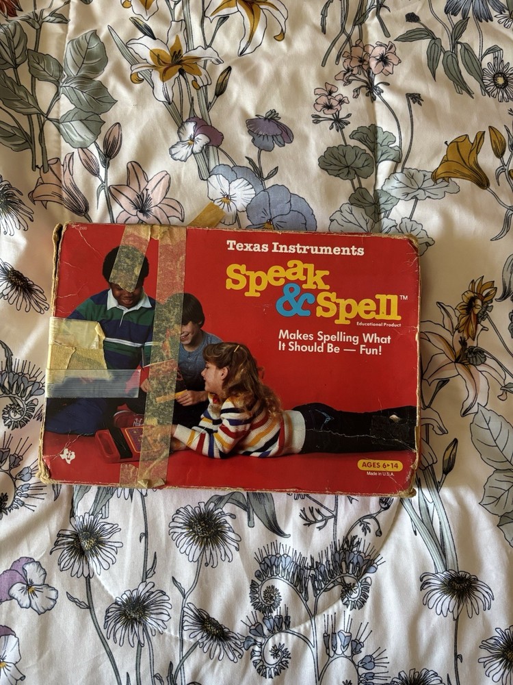 Texas Instruments Speak and Spell Handheld Electronic Vintage
