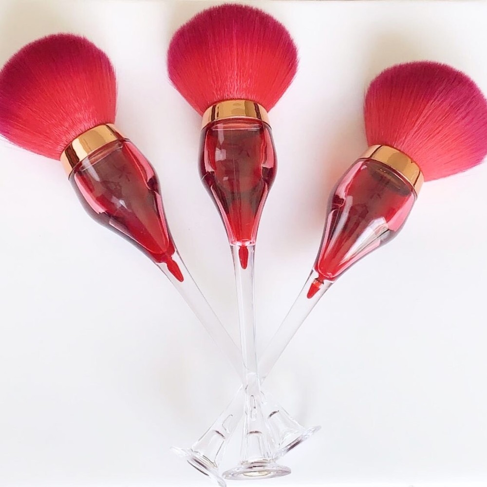 Red Wine Glass Makeup Brush