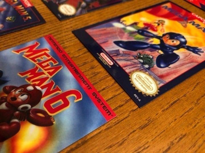Mega Man fridge magnets NES games