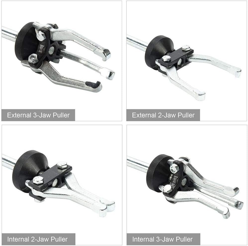 17pc Axle Wheel Puller 5lb Slide Hammer Internal External Puller Hub Puller