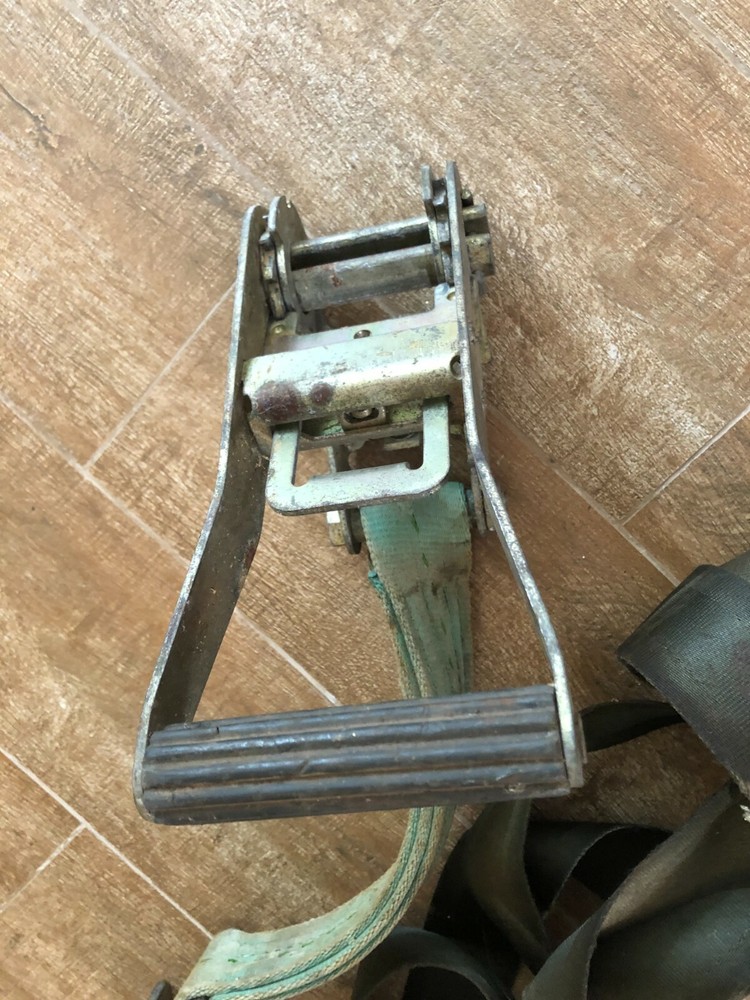 Omni Metal Winch vintage tools 4322 hook pulling cable green pupler rigging