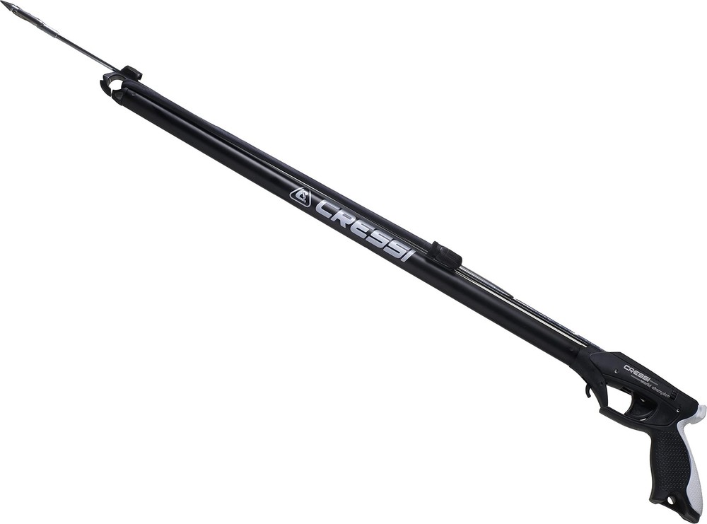 Apache Aluminum Speargun with Galvanized Notched Shaft & Circular Elastic Band